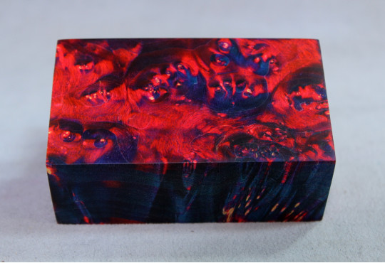 Stabilized Maple Burl Wood Mod Block